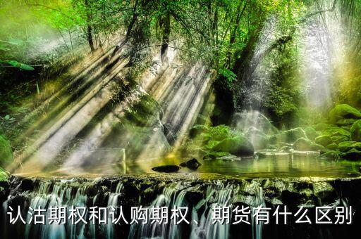 認沽期權和認購期權、期貨有什么區別