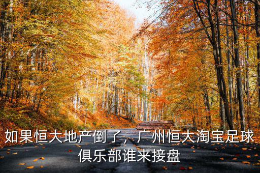 如果恒大地產倒了，廣州恒大淘寶足球俱樂部誰來接盤