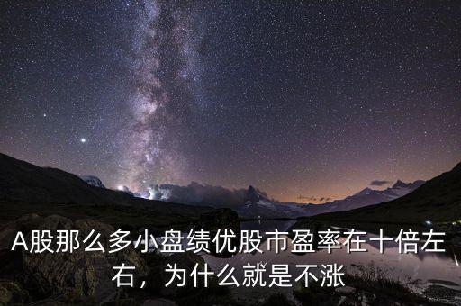 A股那么多小盤績優股市盈率在十倍左右，為什么就是不漲