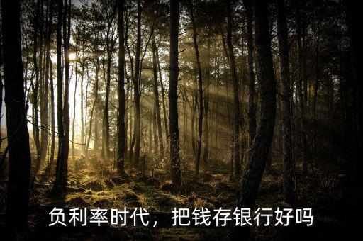 負利率時代，把錢存銀行好嗎