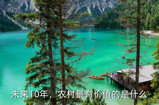 未來(lái)10年，農(nóng)村最有價(jià)值的是什么