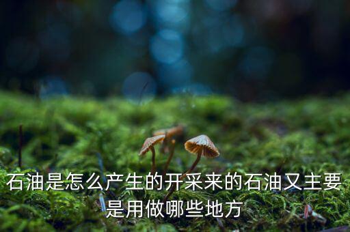原油怎么來的,石油是怎么產生的