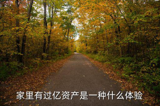 家里有過億資產是一種什么體驗