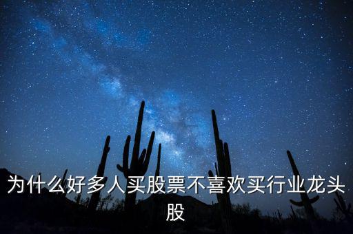 為什么好多人買股票不喜歡買行業龍頭股