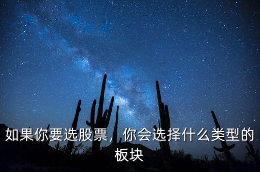如果你要選股票，你會選擇什么類型的板塊