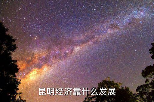 昆明經濟靠什么發展