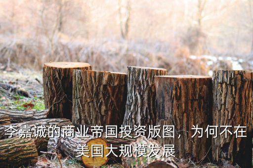 李嘉誠的商業帝國投資版圖，為何不在美國大規模發展