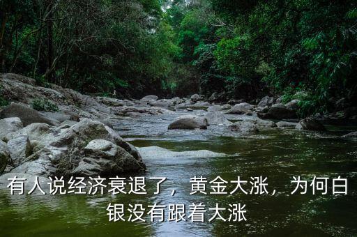 有人說經(jīng)濟(jì)衰退了，黃金大漲，為何白銀沒有跟著大漲