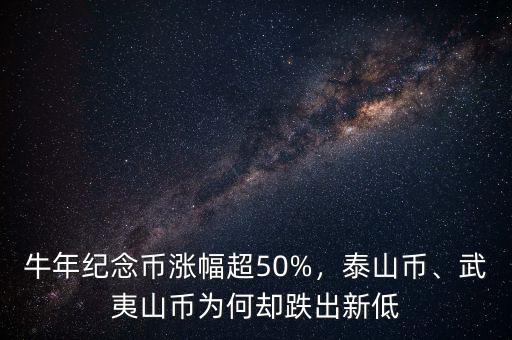 牛年紀念幣漲幅超50%，泰山幣、武夷山幣為何卻跌出新低