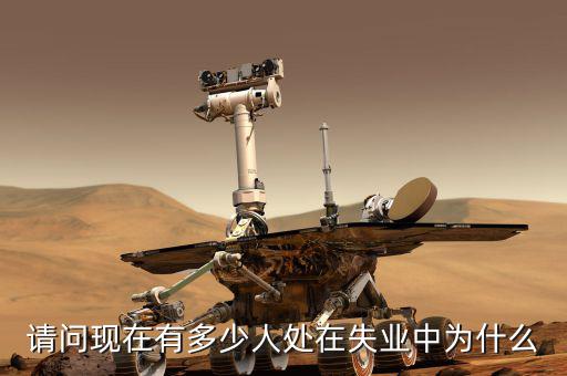請問現在有多少人處在失業中為什么