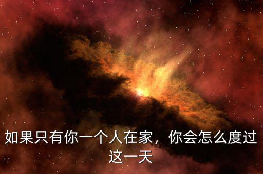如果只有你一個人在家，你會怎么度過這一天