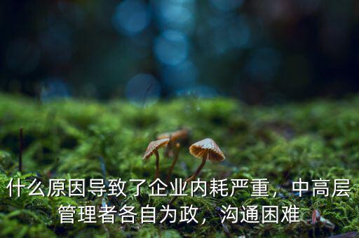什么是企業內耗,什么原因導致了企業內耗嚴重