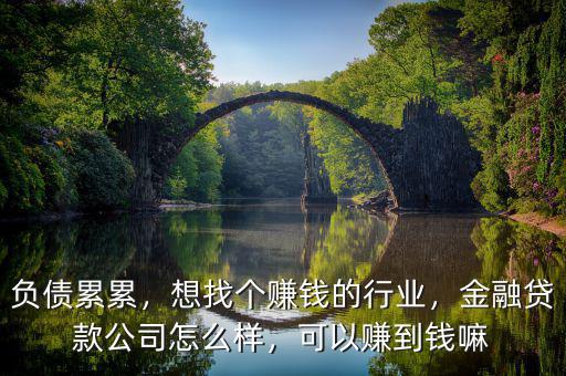 負(fù)債累累，想找個(gè)賺錢的行業(yè)，金融貸款公司怎么樣，可以賺到錢嘛