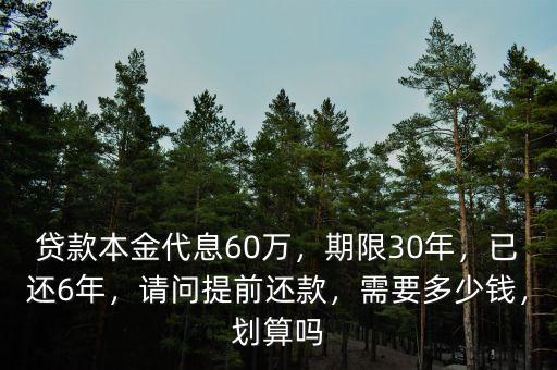 提前還貸優惠多少,提前還貸劃算嗎