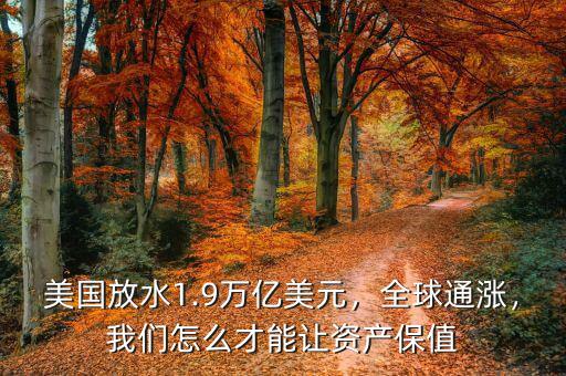 美國放水1.9萬億美元，全球通漲，我們怎么才能讓資產保值