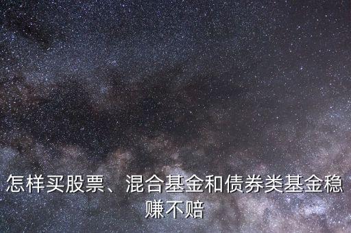 買(mǎi)股票基金怎么買(mǎi)賺錢(qián),那基金如何賺到錢(qián)