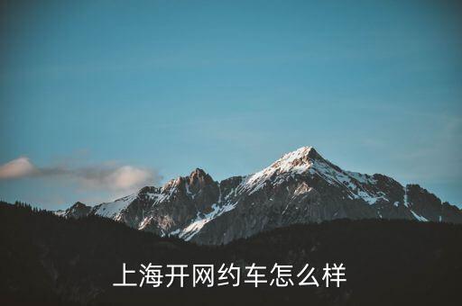 上海凡卓怎么樣,上海開網約車怎么樣