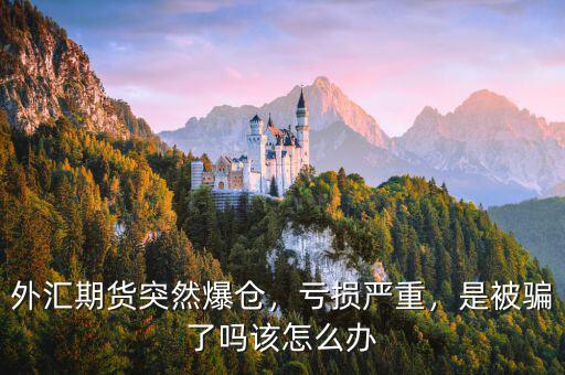 外匯期貨突然爆倉，虧損嚴(yán)重，是被騙了嗎該怎么辦