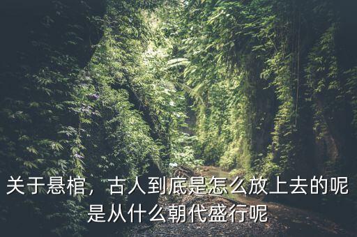 關于懸棺，古人到底是怎么放上去的呢是從什么朝代盛行呢