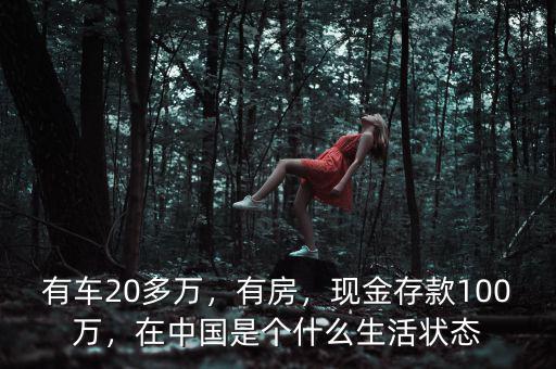 有車20多萬，有房，現金存款100萬，在中國是個什么生活狀態