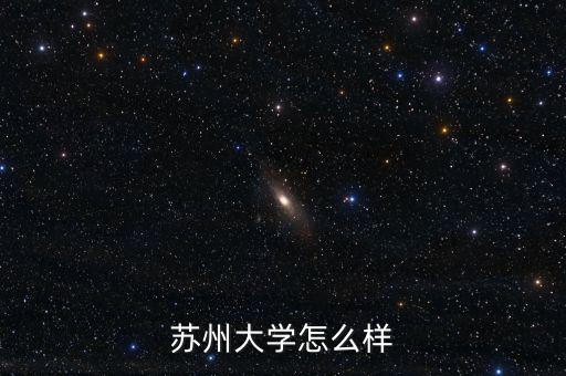 蘇州大學怎么樣