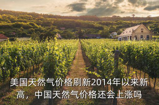 美國天然氣價格刷新2014年以來新高，中國天然氣價格還會上漲嗎