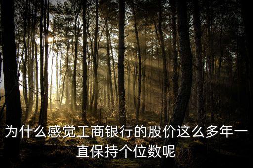 為什么感覺工商銀行的股價這么多年一直保持個位數呢
