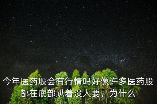 醫藥股為什么不漲,很多醫藥股市盈率