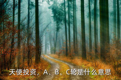 天使投資，A、B、C輪是什么意思