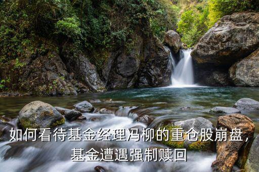 如何看待基金經理馮柳的重倉股崩盤，基金遭遇強制贖回