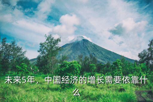 未來5年，中國經濟的增長需要依靠什么