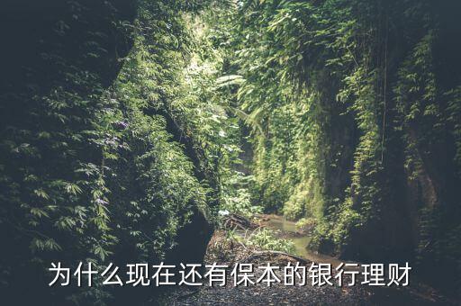 為什么現在還有保本的銀行理財