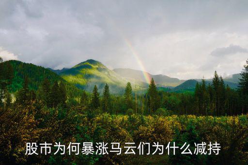 股市為何暴漲馬云們為什么減持