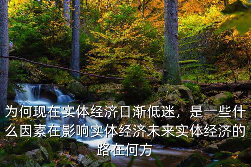 為何現在實體經濟日漸低迷，是一些什么因素在影響實體經濟未來實體經濟的路在何方
