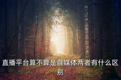 四大直播平臺是什么,兩者有什么區別
