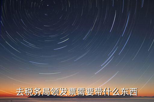 去稅務局領發票需要帶什么東西