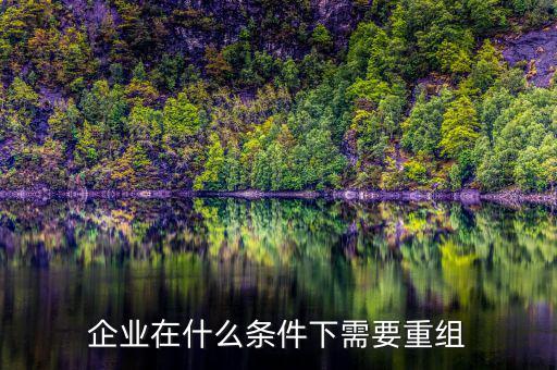 企業在什么條件下需要重組