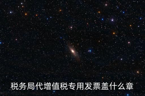 稅務局代增值稅專用發票蓋什么章
