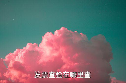 發票查驗在哪里查