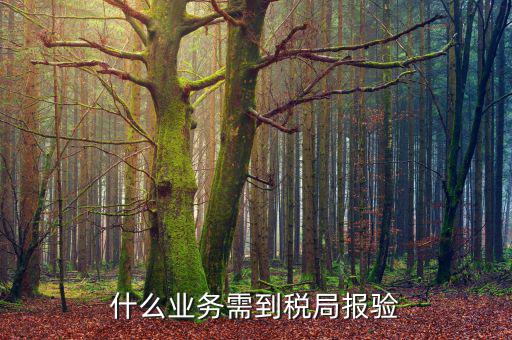外出經營報驗是什么，什么業務需到稅局報驗