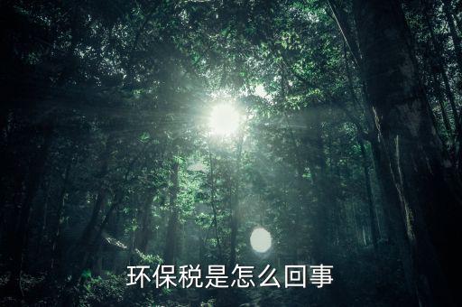 環保稅是怎么回事