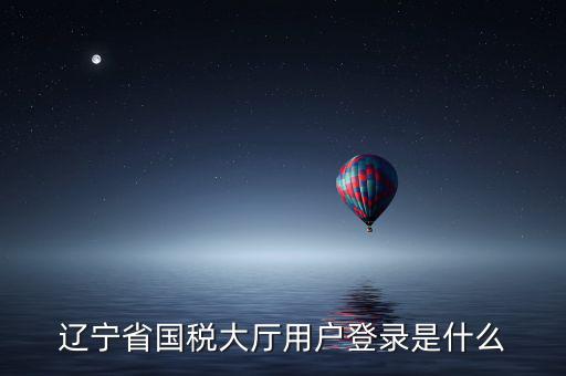 遼寧省網上稅務局登錄需要什么地方，遼寧國稅局網上辦稅服務廳