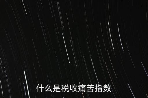 納稅指數是什么意思，什么是稅收痛苦指數
