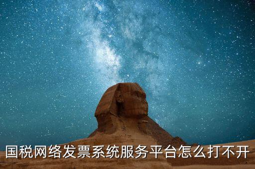 國稅網絡發票系統服務平臺怎么打不開