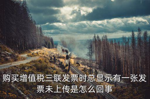 領購未上傳發票是什么意思，去稅務局購買發票時說發票沒有上傳這是怎么回事