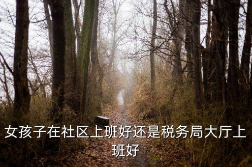 女孩子在社區上班好還是稅務局大廳上班好