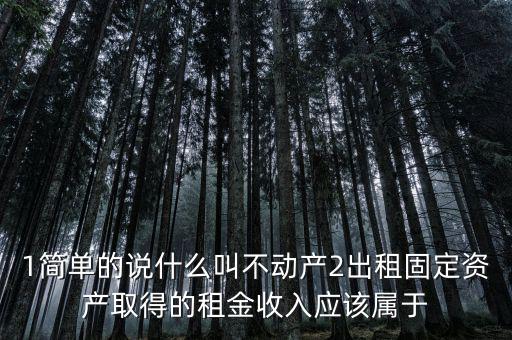 什么是不動產經營租賃，不動產租賃不屬于銷售不動產的征稅范圍  正確 錯誤