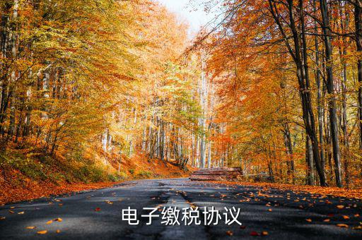 電子繳稅協議