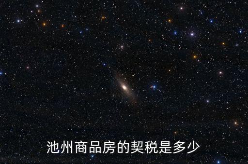 池州市買房交什么稅，池州市商業用房契稅怎樣交