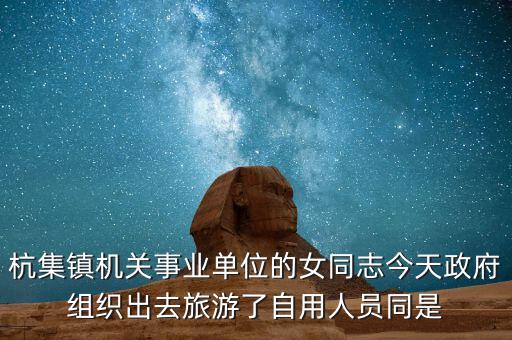 杭集鎮機關事業單位的女同志今天政府組織出去旅游了自用人員同是